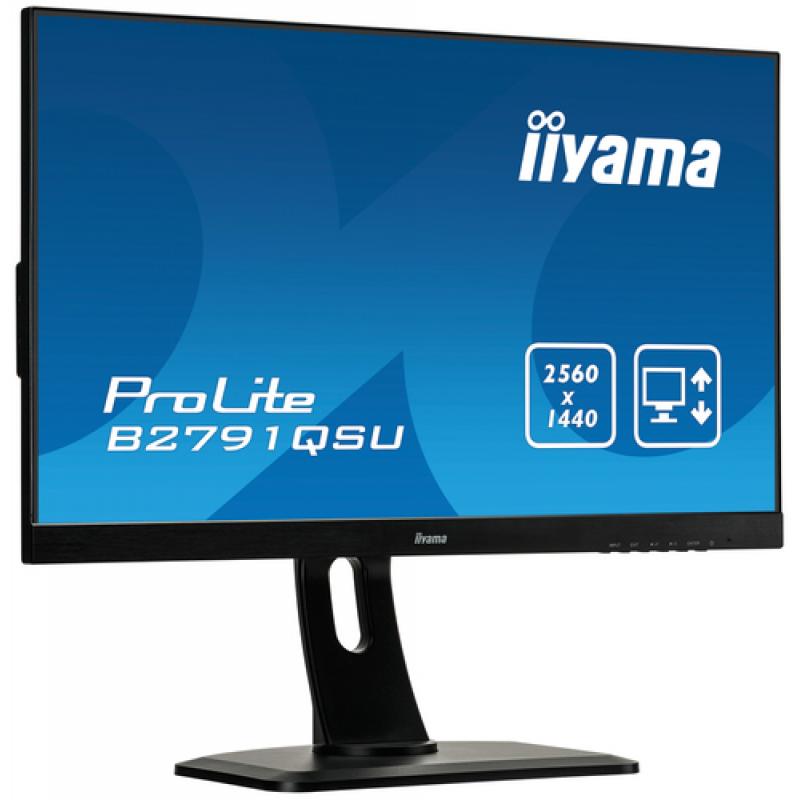 iiyama ProLite B2791QSU-B1 pantalla para PC 68,6 cm (27") 2560 x 1440 Pixeles Quad HD LED Negro