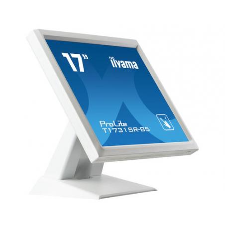 iiyama ProLite T1731SR-W5 pantalla para PC 43,2 cm (17") 1280 x 1024 Pixeles TN Pantalla táctil Blanco