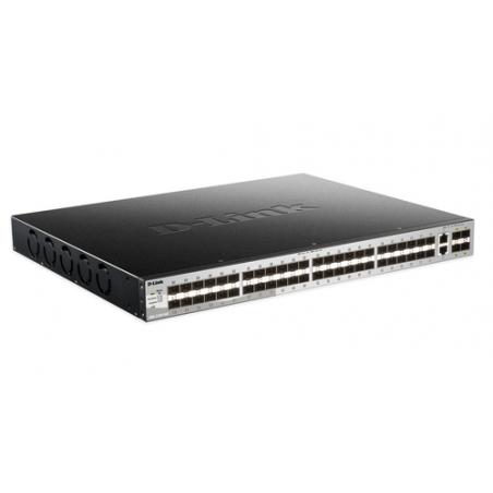 D-Link DGS-3130-54S Gestionado L3 10G Ethernet (100/1000/10000) Negro, Gris