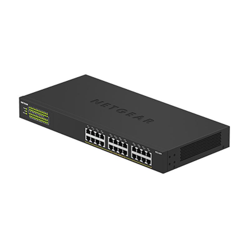 NETGEAR GS324PP No administrado Gigabit Ethernet (10/100/1000) Energía sobre Ethernet (PoE) Negro