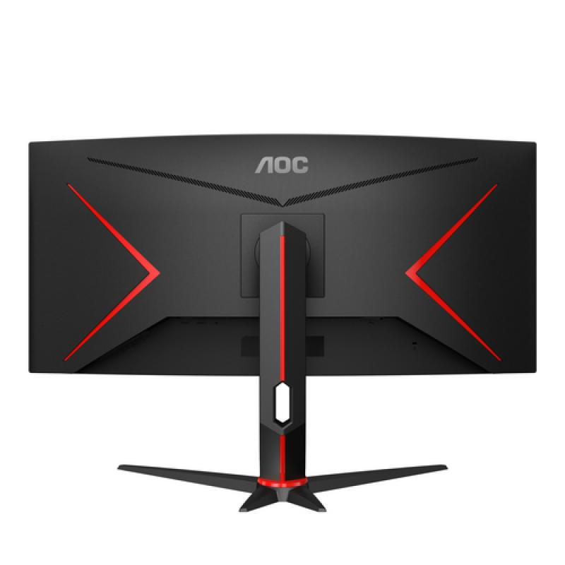 AOC G2 CU34G2X/BK pantalla para PC 86,4 cm (34") 3440 x 1440 Pixeles Quad HD LED Negro, Rojo