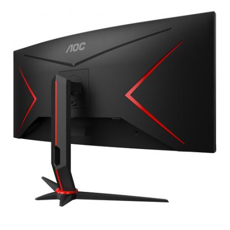 AOC G2 CU34G2X/BK pantalla para PC 86,4 cm (34") 3440 x 1440 Pixeles Quad HD LED Negro, Rojo