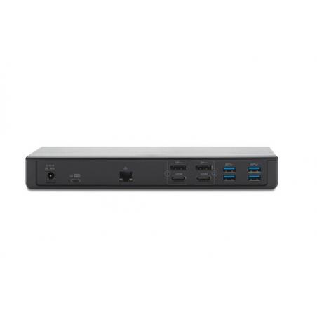 Kensington SD4750P Replicador de puertos USB-C, USB-A Doble 4K 85W PD DP-HDMI-Windows/Mac/Chrome