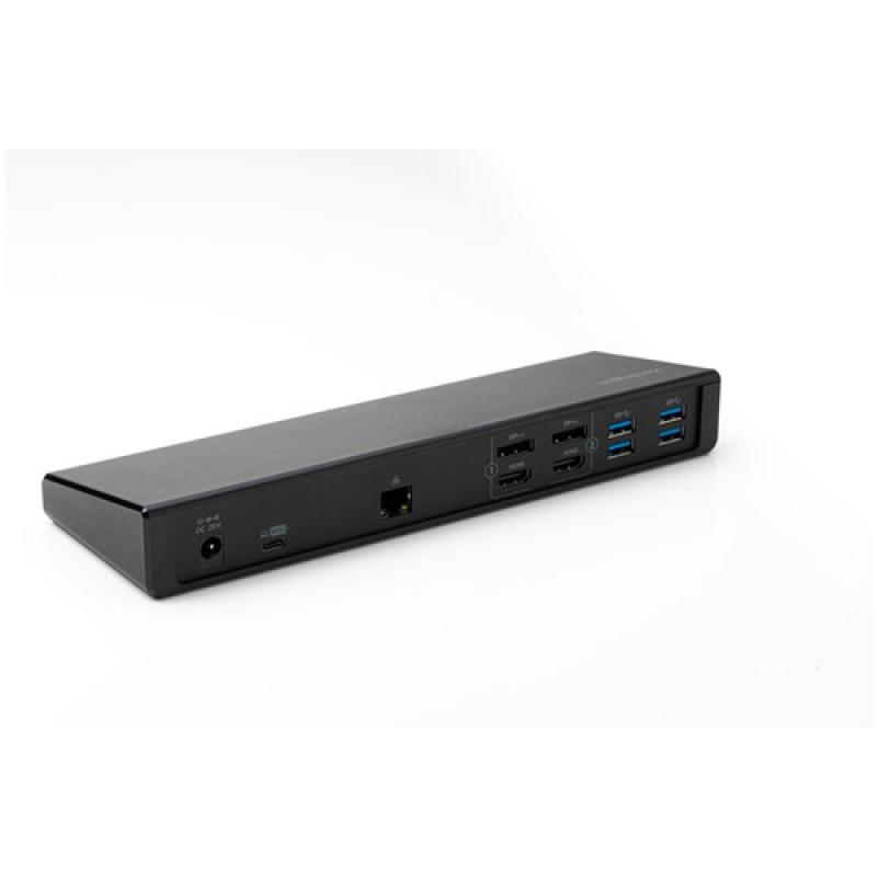 Kensington SD4750P Replicador de puertos USB-C, USB-A Doble 4K 85W PD DP-HDMI-Windows/Mac/Chrome