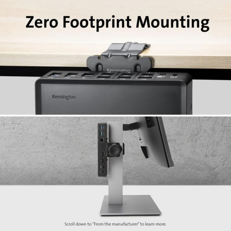 Kensington Soporte de montaje del replicador de puertos