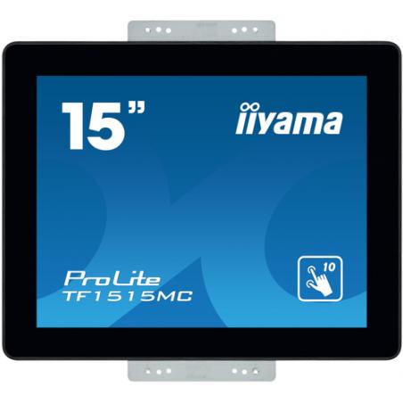 iiyama ProLite TF1515MC-B2 pantalla para PC 38,1 cm (15") 1024 x 768 Pixeles LED Pantalla táctil Negro