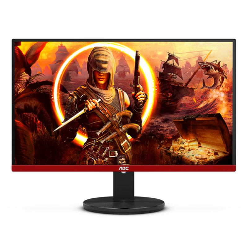 AOC 90 Series G2490VXA LED display 60,5 cm (23.8") 1920 x 1080 Pixeles Full HD Negro, Rojo
