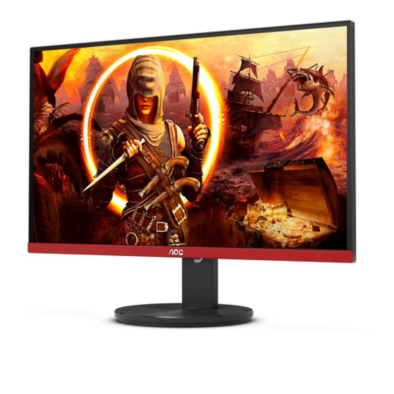 AOC 90 Series G2490VXA LED display 60,5 cm (23.8") 1920 x 1080 Pixeles Full HD Negro, Rojo