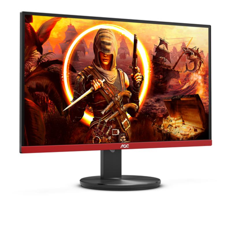 AOC 90 Series G2490VXA LED display 60,5 cm (23.8") 1920 x 1080 Pixeles Full HD Negro, Rojo