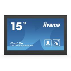 iiyama ProLite TW1523AS-B1P pantalla para PC 39,6 cm (15.6") 1920 x 1080 Pixeles Full HD LED Pantalla táctil Multi-usuario Negro