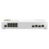 QNAP QSW-M2108-2C switch Gestionado L2 2.5G Ethernet (100/1000/2500) Gris, Blanco