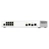QNAP QSW-M2108-2C switch Gestionado L2 2.5G Ethernet (100/1000/2500) Gris, Blanco