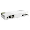QNAP QSW-M2108-2C switch Gestionado L2 2.5G Ethernet (100/1000/2500) Gris, Blanco
