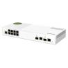 QNAP QSW-M2108-2C switch Gestionado L2 2.5G Ethernet (100/1000/2500) Gris, Blanco