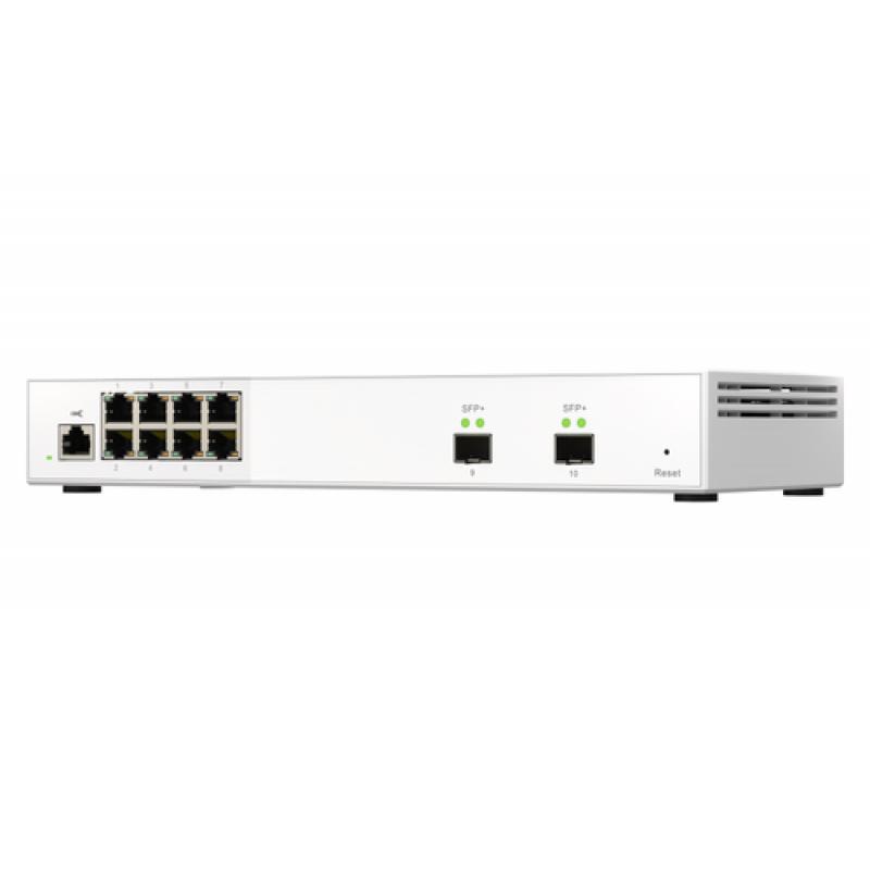 QNAP QSW-M2108-2S switch Gestionado L2 2.5G Ethernet (100/1000/2500) Gris