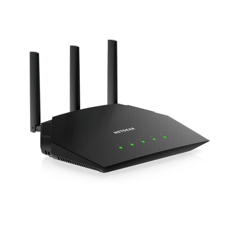 NETGEAR Nighthawk 4-Stream AX1800 WiFi 6 Router (RAX10) router inalámbrico Gigabit Ethernet Doble banda (2,4 GHz / 5 GHz) Negro