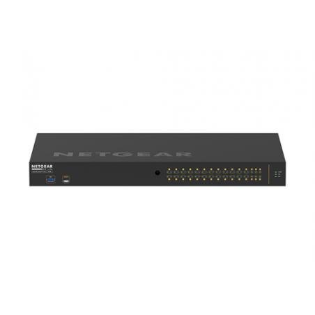 NETGEAR GSM4230P-100EUS switch Gestionado L2/L3 Gigabit Ethernet (10/100/1000) Energía sobre Ethernet (PoE) 1U Negro