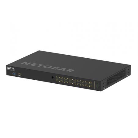 NETGEAR GSM4230P-100EUS switch Gestionado L2/L3 Gigabit Ethernet (10/100/1000) Energía sobre Ethernet (PoE) 1U Negro