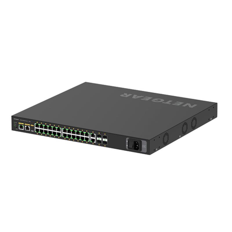 NETGEAR GSM4230P-100EUS switch Gestionado L2/L3 Gigabit Ethernet (10/100/1000) Energía sobre Ethernet (PoE) 1U Negro