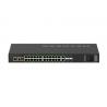 NETGEAR GSM4230P-100EUS switch Gestionado L2/L3 Gigabit Ethernet (10/100/1000) Energía sobre Ethernet (PoE) 1U Negro