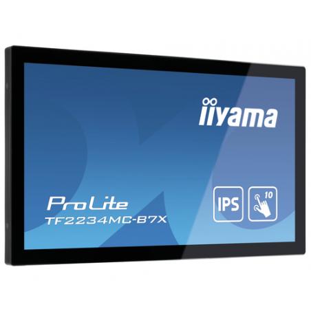 iiyama ProLite TF2234MC-B7X pantalla para PC 54,6 cm (21.5") 1920 x 1080 Pixeles Full HD LED Pantalla táctil Multi-usuario Negro