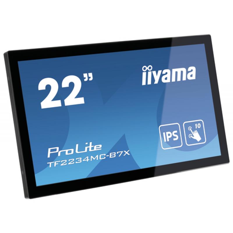 iiyama ProLite TF2234MC-B7X pantalla para PC 54,6 cm (21.5") 1920 x 1080 Pixeles Full HD LED Pantalla táctil Multi-usuario Negro