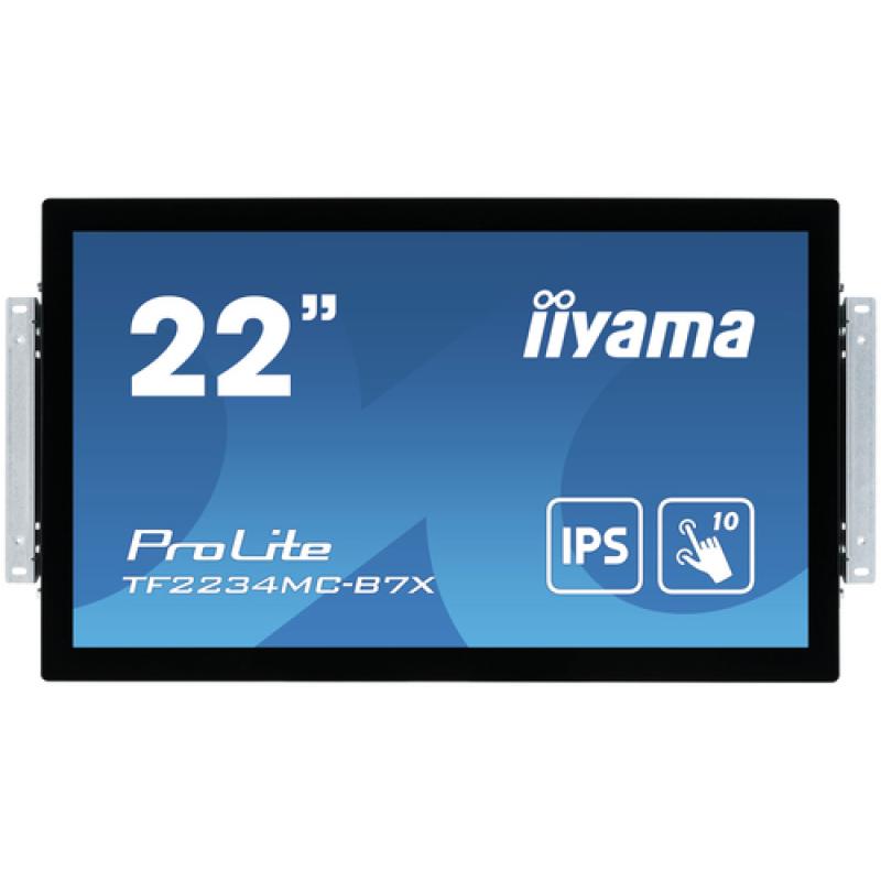 iiyama ProLite TF2234MC-B7X pantalla para PC 54,6 cm (21.5") 1920 x 1080 Pixeles Full HD LED Pantalla táctil Multi-usuario Negro