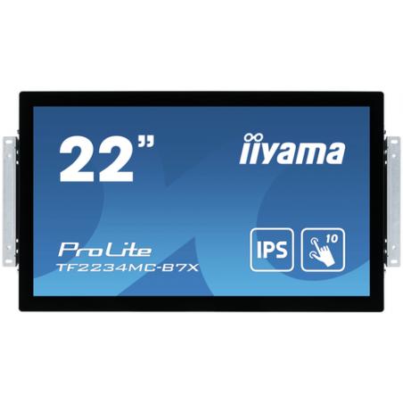 iiyama ProLite TF2234MC-B7X pantalla para PC 54,6 cm (21.5") 1920 x 1080 Pixeles Full HD LED Pantalla táctil Multi-usuario Negro