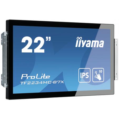 iiyama ProLite TF2234MC-B7X pantalla para PC 54,6 cm (21.5") 1920 x 1080 Pixeles Full HD LED Pantalla táctil Multi-usuario Negro