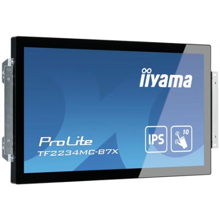 iiyama ProLite TF2234MC-B7X pantalla para PC 54,6 cm (21.5") 1920 x 1080 Pixeles Full HD LED Pantalla táctil Multi-usuario Negro