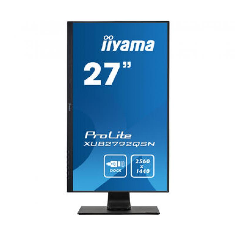iiyama ProLite XUB2792QSN-B1 pantalla para PC 68,6 cm (27") 2560 x 1440 Pixeles WQXGA LED Negro