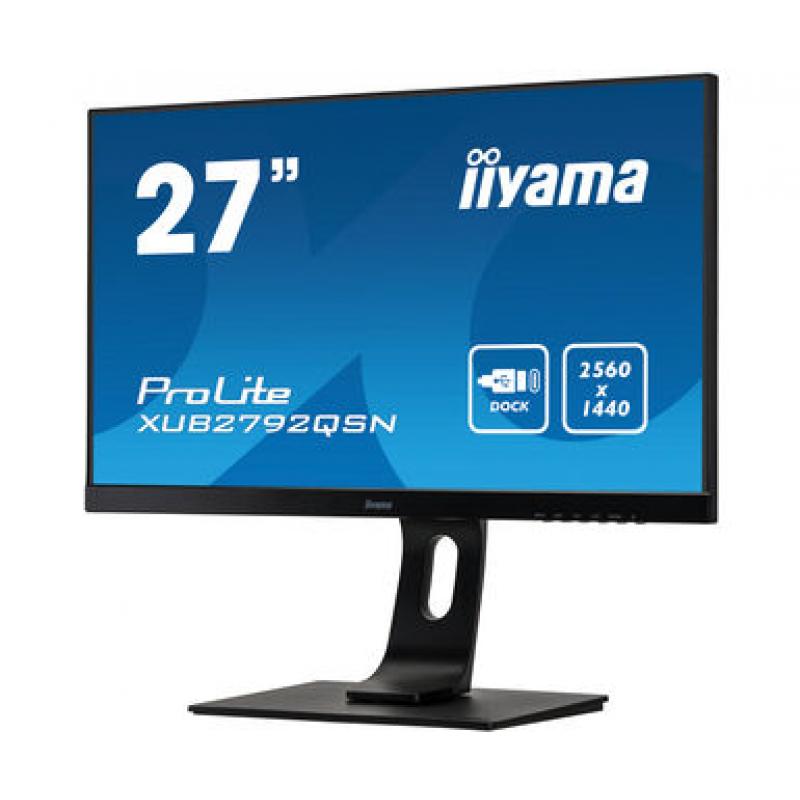 iiyama ProLite XUB2792QSN-B1 pantalla para PC 68,6 cm (27") 2560 x 1440 Pixeles WQXGA LED Negro