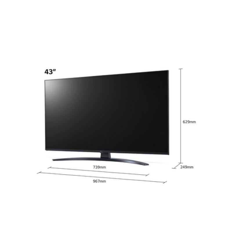 LG 43UP81006LA Televisor 109,2 cm (43") 4K Ultra HD Smart TV Wifi Negro