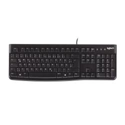 Logitech K120 teclado USB Francés Negro