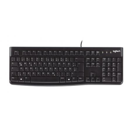 Logitech K120 teclado USB Francés Negro