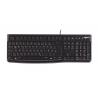 Logitech K120 teclado USB Francés Negro