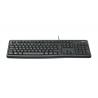 Logitech K120 teclado USB Francés Negro