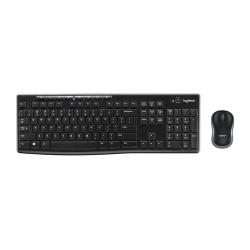 Logitech MK270 teclado RF inalámbrico Francés Ratón incluido Negro