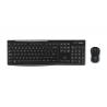 Logitech MK270 teclado RF inalámbrico Francés Ratón incluido Negro