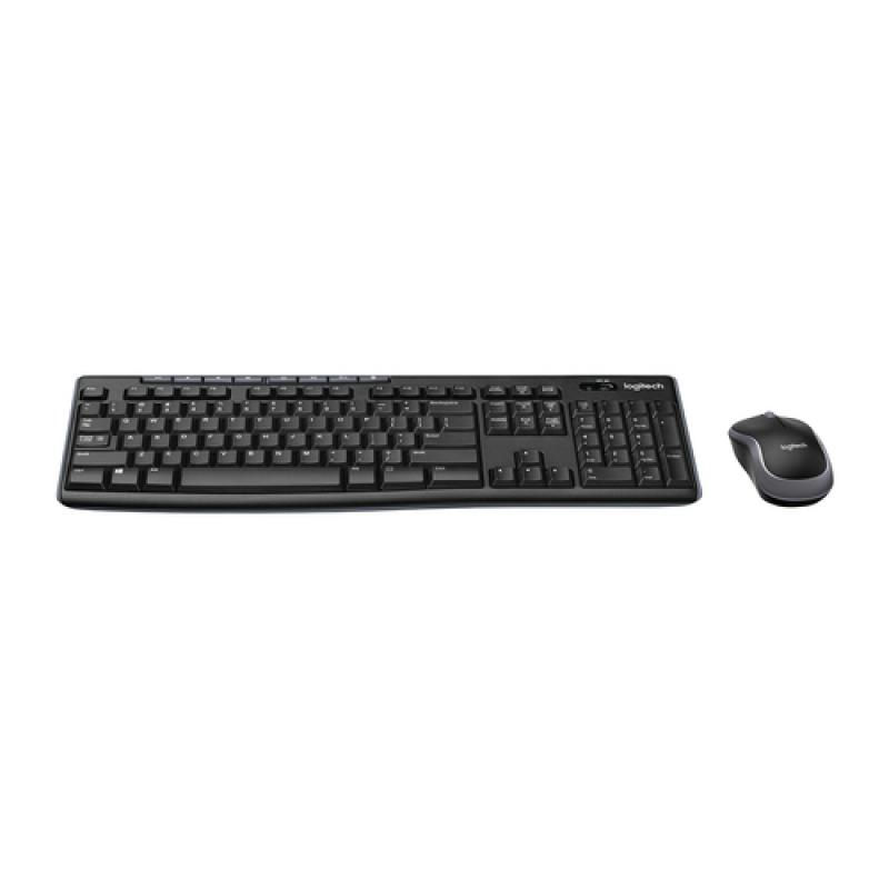 Logitech MK270 teclado RF inalámbrico Francés Ratón incluido Negro