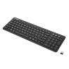 Targus AKB863FR teclado Bluetooth AZERTY Francés Negro