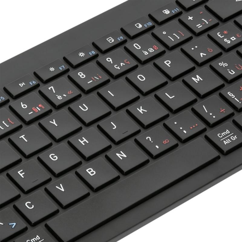 Targus AKB863FR teclado Bluetooth AZERTY Francés Negro