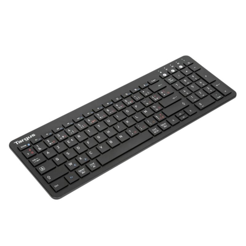 Targus AKB863FR teclado Bluetooth AZERTY Francés Negro