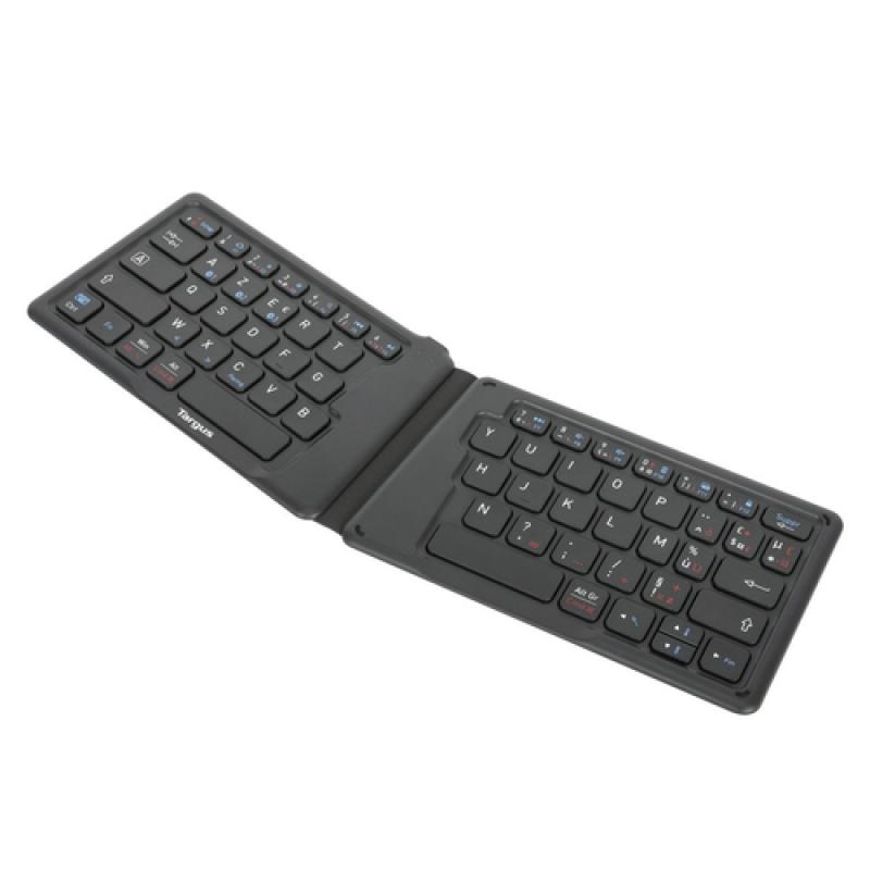 Targus AKF003FR teclado Bluetooth AZERTY Francés Negro