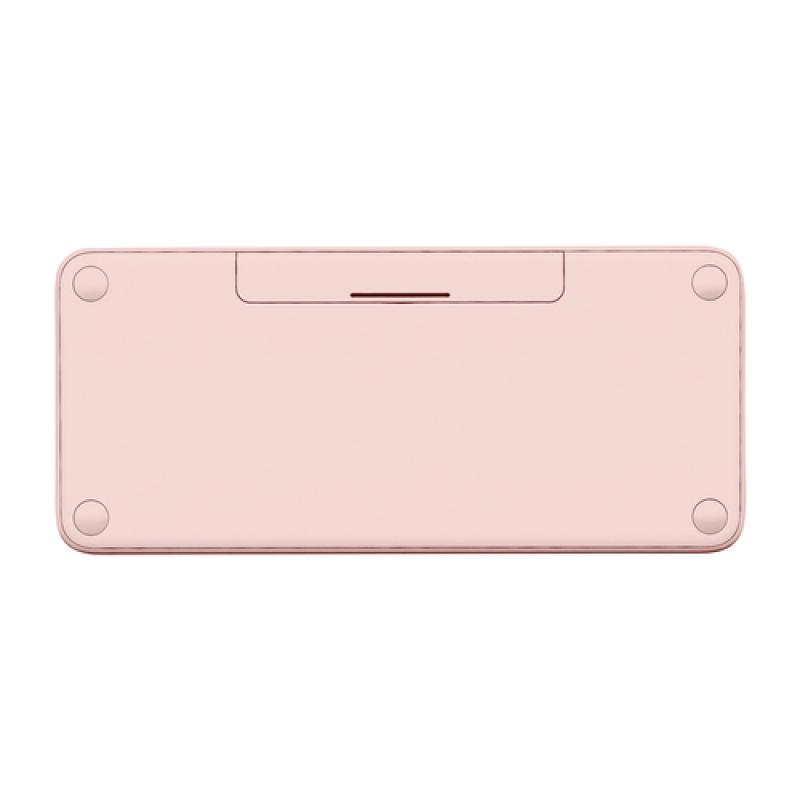 Logitech K380 for Mac Multi-Device Bluetooth Keyboard teclado Nórdico Rosa