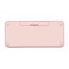 Logitech K380 for Mac Multi-Device Bluetooth Keyboard teclado Nórdico Rosa