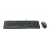 Logitech MK120 teclado Ratón incluido USB Alemán Negro