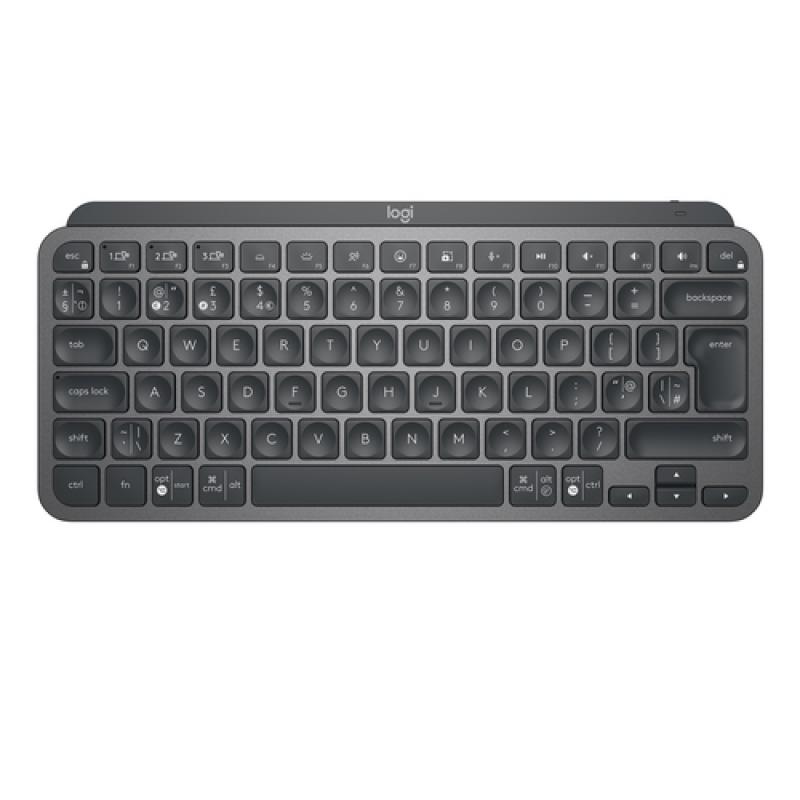 Logitech MX Keys Mini teclado RF Wireless + Bluetooth QWERTY Inglés Grafito