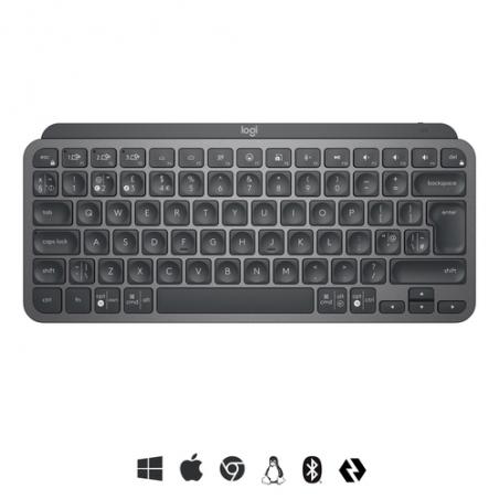 Logitech MX Keys Mini teclado RF Wireless + Bluetooth QWERTY Inglés Grafito