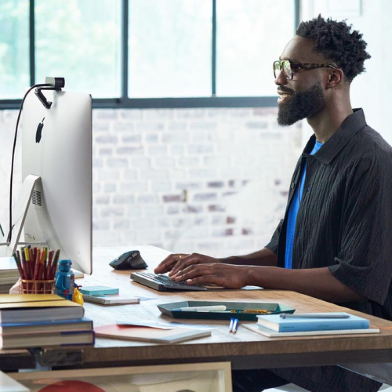 Logitech MX Keys Mini teclado RF Wireless + Bluetooth QWERTY Inglés Gris